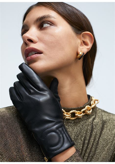 Guanti effetto pelle LOLA CASADEMUNT | LF2407006NERO